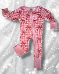 Gingham Bow Bamboo Sleeper