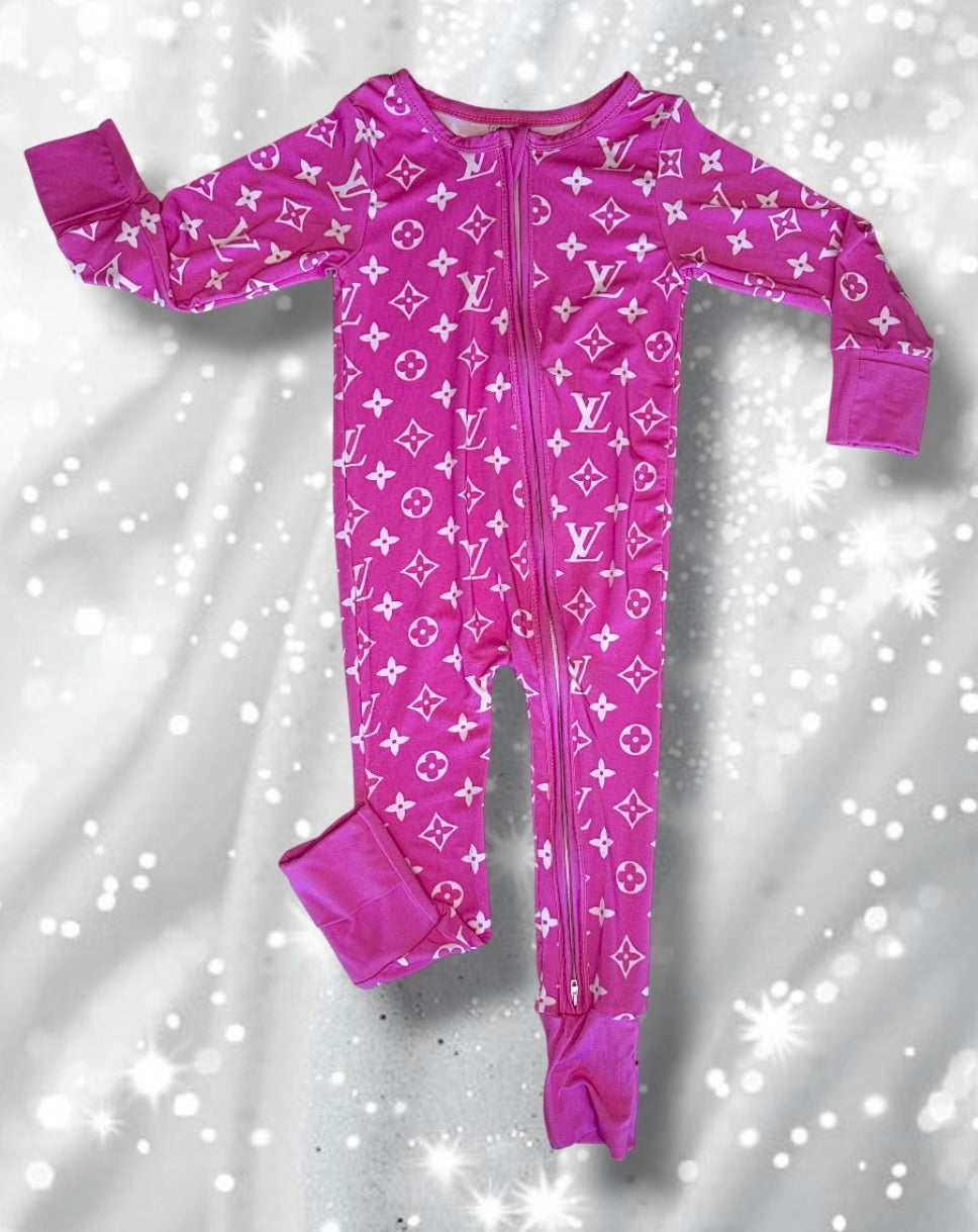 Hot Pink Boujee Bamboo Sleeper