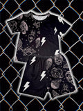 Flash Tattoo & Lightning Bolt Set